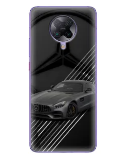 Чехол для Xiaomi POCO F2 Pro с картинкой «Mercedes AMG — графика»