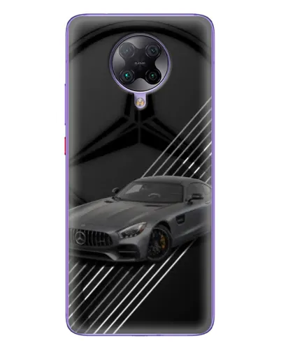 Чехол для Xiaomi POCO F2 Pro с картинкой «Mercedes AMG — графика»
