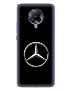 Чехол для Xiaomi POCO F2 Pro с картинкой «Mercedes классический лого»