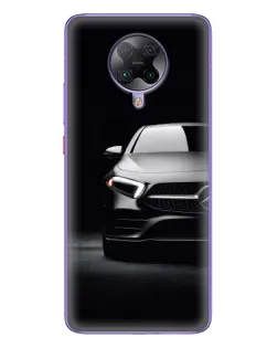Чехол для Xiaomi POCO F2 Pro с картинкой «Свет фар Mercedes»