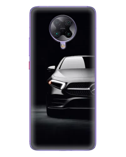 Чехол для Xiaomi POCO F2 Pro с картинкой «Свет фар Mercedes»
