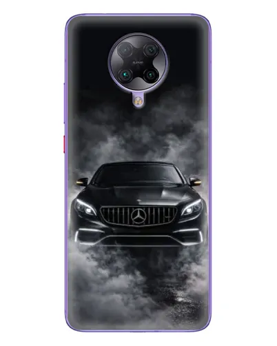 Чехол для Xiaomi POCO F2 Pro с картинкой «Mercedes в дыму»
