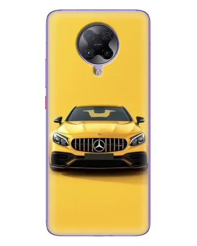 Чехол для Xiaomi POCO F2 Pro с картинкой «Желтый Mercedes GT»