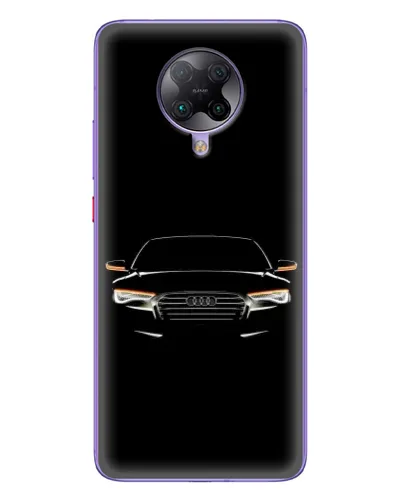 Чехол для Xiaomi POCO F2 Pro с картинкой «Audi — ночной контур»