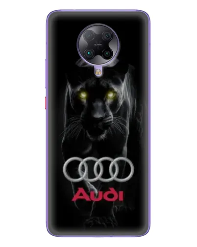 Чехол для Xiaomi POCO F2 Pro с картинкой «Пантера и Audi»