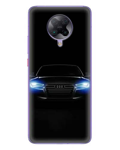 Чехол для Xiaomi POCO F2 Pro с картинкой «Audi в неоне»