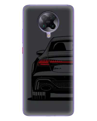 Чехол для Xiaomi POCO F2 Pro с картинкой «Задняя часть Audi — арт»