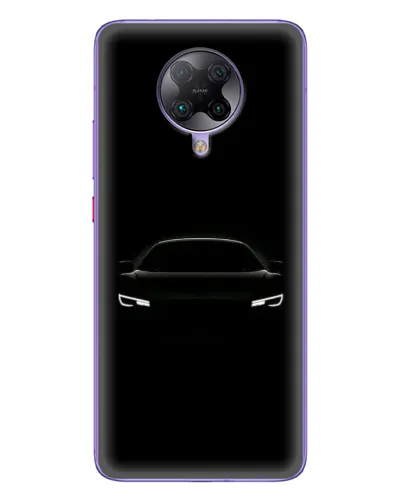 Чехол для Xiaomi POCO F2 Pro с картинкой «Взгляд Audi в темноте»
