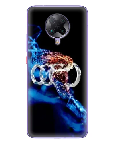 Чехол для Xiaomi POCO F2 Pro с картинкой «Энергия лого Audi»