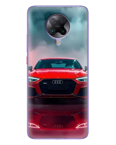 Чехол для Xiaomi POCO F2 Pro с картинкой «Audi RS — красный стиль»