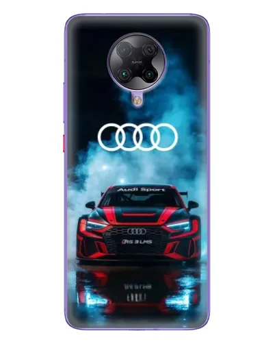 Чехол для Xiaomi POCO F2 Pro с картинкой «Audi Sport — неон»