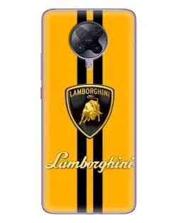Чехол для Xiaomi POCO F2 Pro с картинкой «Lamborghini Stripe желтый» Чехол для Xiaomi POCO F2 Pro с картинкой «Lamborghini Stripe желтый»