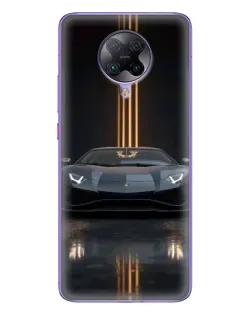 Чохол для Xiaomi POCO F2 Pro з картинкою «Lamborghini золоті лінії» Чохол для Xiaomi POCO F2 Pro з картинкою «Lamborghini золоті лінії»