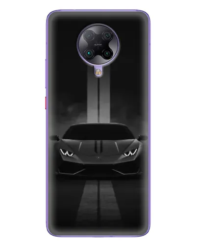 Чехол для Xiaomi POCO F2 Pro с картинкой «Lamborghini симметрия дорог»