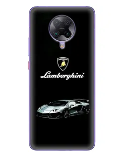 Чехол для Xiaomi POCO F2 Pro с картинкой «Логотип Lamborghini классика»