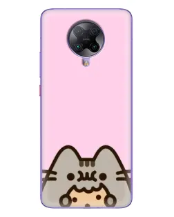 Чехол для Xiaomi POCO F2 Pro с картинкой «Pusheen и печенье» Чехол для Xiaomi POCO F2 Pro с картинкой «Pusheen и печенье»