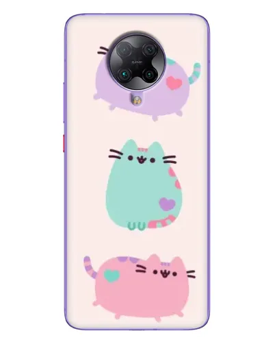 Чохол для Xiaomi POCO F2 Pro з картинкою «Pusheen тріо» Чохол для Xiaomi POCO F2 Pro з картинкою «Pusheen тріо»