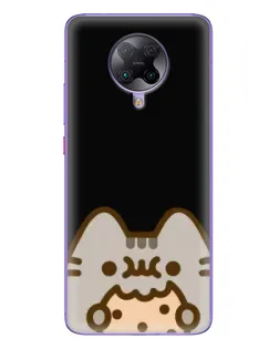 Чохол для Xiaomi POCO F2 Pro з картинкою «Пушин на чорному»