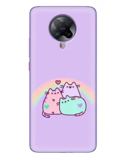 Чохол для Xiaomi POCO F2 Pro з картинкою «Веселкові Пушини»