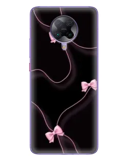 Чехол для Xiaomi POCO F2 Pro с картинкой «Розовые ленты»