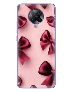 Чехол для Xiaomi POCO F2 Pro с картинкой «Бордовый атлас»
