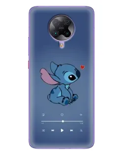 Чехол для Xiaomi POCO F2 Pro с картинкой «Музыкальный Stitch»