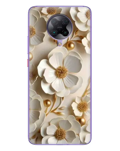 Чехол для Xiaomi POCO F2 Pro с картинкой «Белие бумажние цвети» Чехол для Xiaomi POCO F2 Pro с картинкой «Белие бумажние цвети»