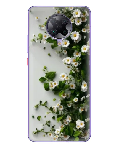 Чехол для Xiaomi POCO F2 Pro с картинкой «Ветка мелких белых цветов» Чехол для Xiaomi POCO F2 Pro с картинкой «Ветка мелких белых цветов»