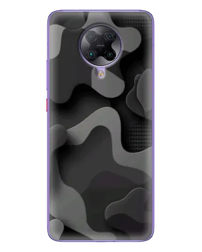 Чехол для Xiaomi POCO F2 Pro с картинкой «Темный абстрактный камуфляж»