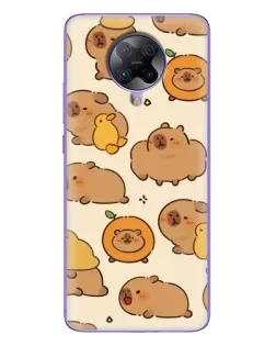 Чехол для Xiaomi POCO F2 Pro с картинкой «Капибары с апельсинами» Чехол для Xiaomi POCO F2 Pro с картинкой «Капибары с апельсинами»