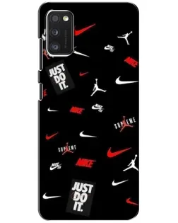 Чохол для Xiaomi POCO M3 з картинкою «Nike Mix Pattern»