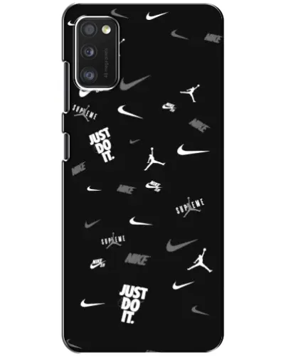 Чохол для Xiaomi POCO M3 з картинкою «Nike Black Pattern»