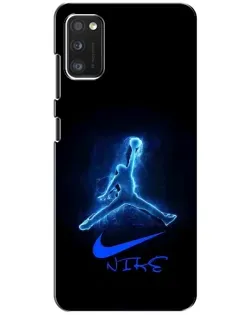 Чохол для Xiaomi POCO M3 з картинкою «Jordan Neon Blue»