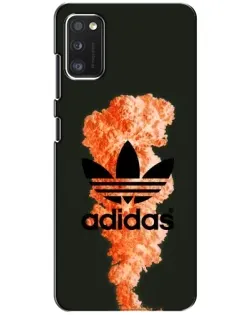 Чехол для Xiaomi POCO M3 с картинкой «Оранжевый дым Adidas»