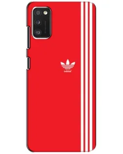 Чехол для Xiaomi POCO M3 с картинкой «Красный минимализм Adidas»