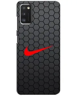Чехол для Xiaomi POCO M3 с картинкой «Nike — карбоновая сетка»
