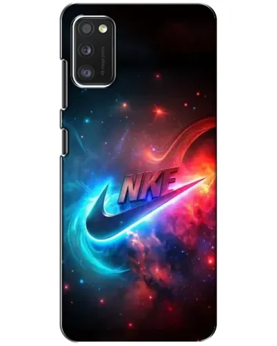 Чехол для Xiaomi POCO M3 с картинкой «Огненный логотип Nike»