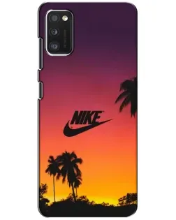 Чехол для Xiaomi POCO M3 с картинкой «Nike на закате солнца»