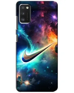 Чехол для Xiaomi POCO M3 с картинкой «Космический Nike Swoosh»