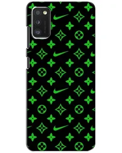 Чехол для Xiaomi POCO M3 с картинкой «Неоновый принт LV»