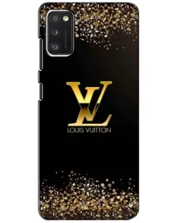 Чехол для Xiaomi POCO M3 с картинкой «LV — золотые искры»