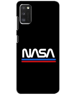 Чохол для Xiaomi POCO M3 з картинкою «NASA — класика Red Blue»