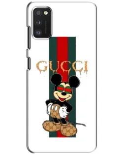 Чохол для Xiaomi POCO M3 з картинкою «Міккі Маус Gucci — смуги»