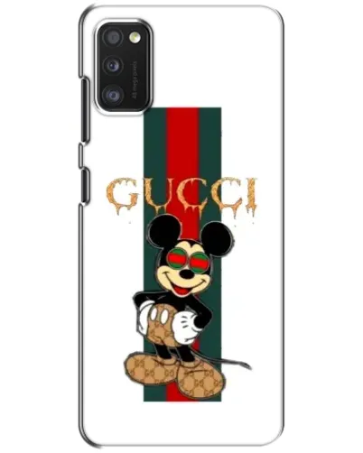 Чохол для Xiaomi POCO M3 з картинкою «Міккі Маус Gucci — смуги»