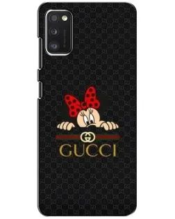 Чохол для Xiaomi POCO M3 з картинкою «Мінні Маус Gucci — чорний»