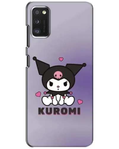 Чехол для Xiaomi POCO M3 с картинкой «Kuromi — фиолетовый арт»