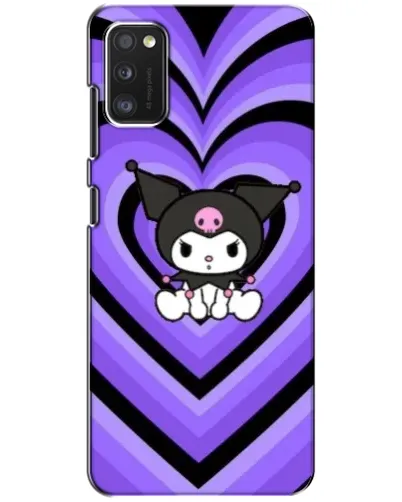 Чехол для Xiaomi POCO M3 с картинкой «Kuromi и фиолетовые сердца»