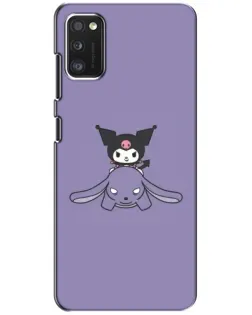 Чехол для Xiaomi POCO M3 с картинкой «Kuromi на лиловом фоне»