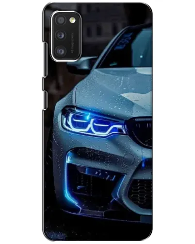Чохол для Xiaomi POCO M3 з картинкою «Погляд BMW з синіми фарами»