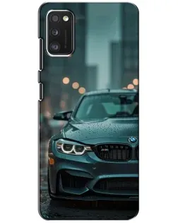 Чохол для Xiaomi POCO M3 з картинкою «BMW у вогнях міста»